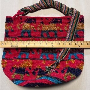 Ruth Y Nohemi 100% Cotton Handmade Colorful Woven Tote Bag